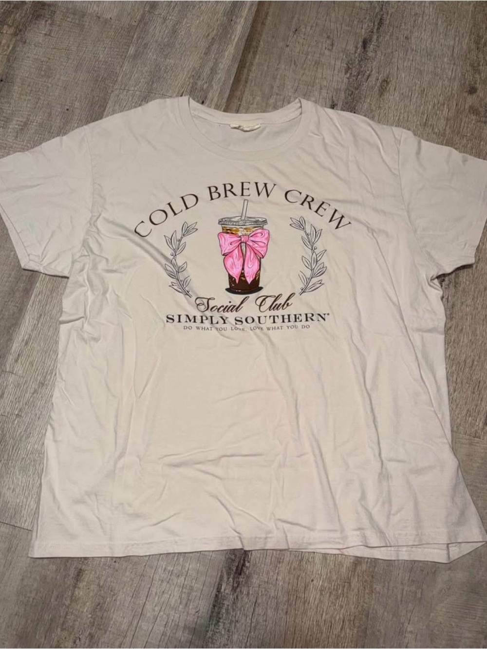 Women’s XL simply southern ‘cold brew’ short sleeve tee